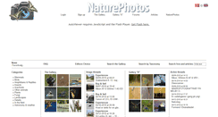 Desktop Screenshot of naturephotos.dk